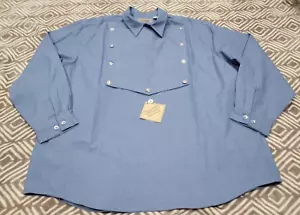 Neu mit Etikett Longview Western Trägerhemd blau 2XL Frontier Classics Rodeo Cowboy Old West - Bild 1 von 7