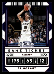 Boleto de juego Ja Morant 2020 Contenders Draft Picks tarjeta roja #44b Murray State - Imagen 1 de 2