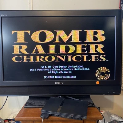Tomb Raider Chronicles PS1 PlayStation 1 игра в комплекте протестированная этикетка Balck - Изображение 1 из 4