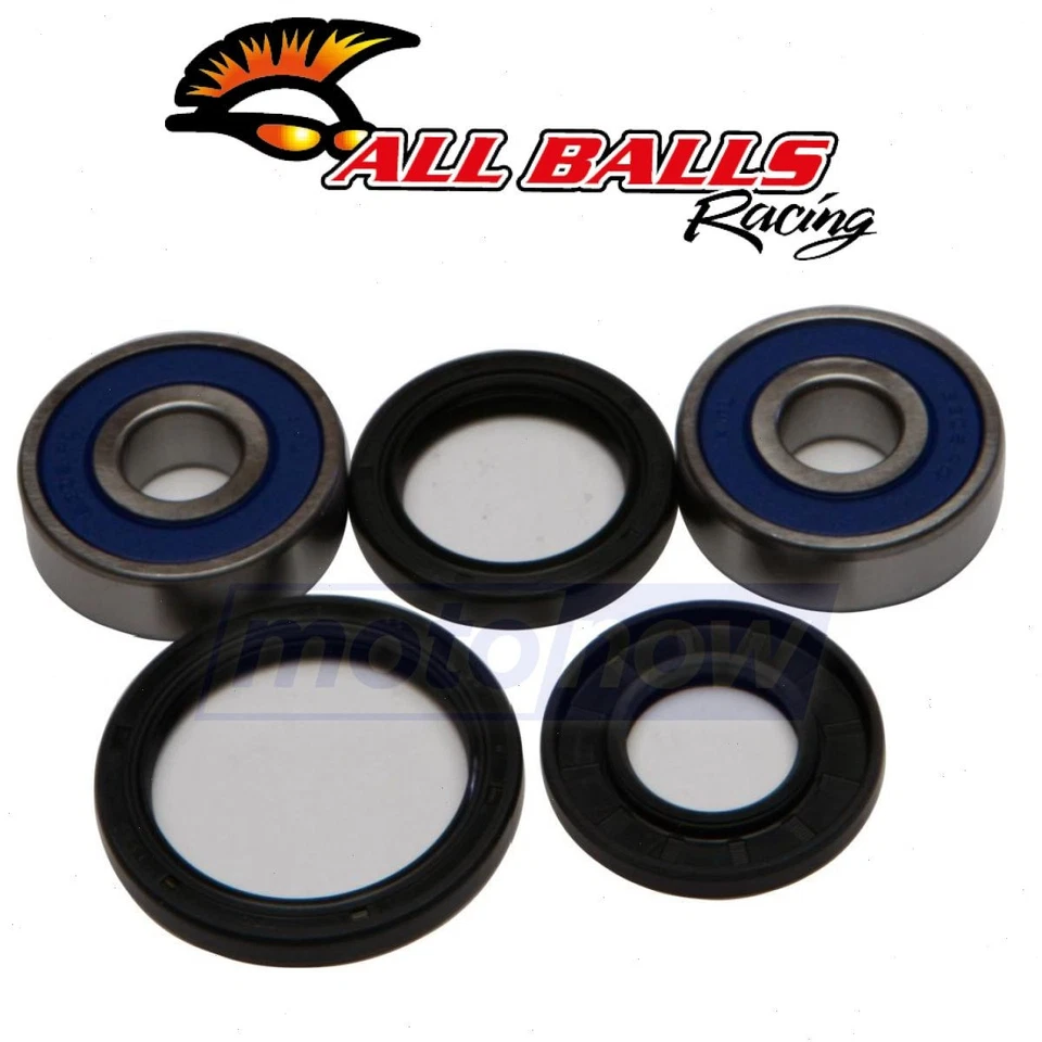 All Balls Front Wheel Bearing and Seal Kit for 1980-1983 Kawasaki KZ550A - xu Foto 1 de 4