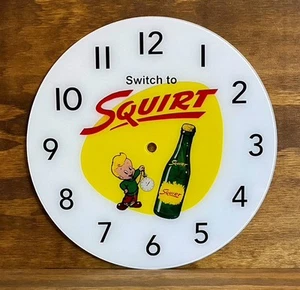 14-3/8" Squirt rundes Glas Ersatz Zifferblatt für Pam Uhr KOSTENLOSER VERSAND - Bild 1 von 1