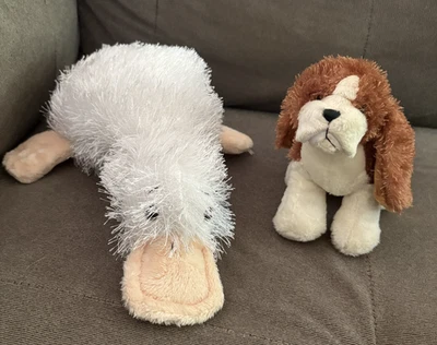 EUC 2 Ganz/Webkinz Stuffed Animals-Full Size White Duck+Lil' Kinz Basset Hound - Image 1 of 4