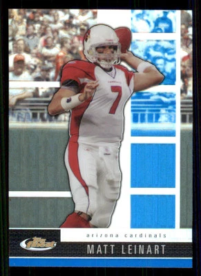 2008 Finest Blue Refractors/Xfractors #15 Matt Leinart - Image 1 of 2