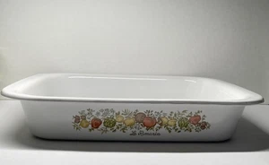 Vintage Corning Ware Spice of Life Lasagna A-21 Baking Dish Le Romarin READ - Picture 1 of 21
