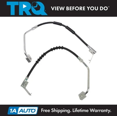 TRQ Front Brake Hose Set For 99-04 Chrysler 300M 98-04 Concorde Intrepid - Image 1 of 4