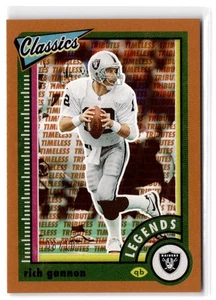 2022 Panini Classics Rich Gannon #146 Timeless Tributes Orange #/10 Raiders - Picture 1 of 2