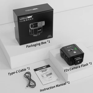 MEDAlight F2S Mini On-Camera Flash Light Speedlite Canon Nikon Fuji Sony Olympus - Picture 1 of 12