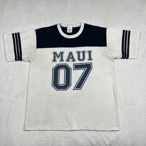 90S ALORE MAUI 07 CAMISETA DOBLE CARA GRANDE PUNTO ÚNICO JERSEY ESTILO EE. UU. - Imagen 1 de 19