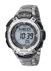 Casio Men's PAW1100T-7V Pathfinder Triple-Sensor Titanium Bracelet Watch - Picture 1 of 8