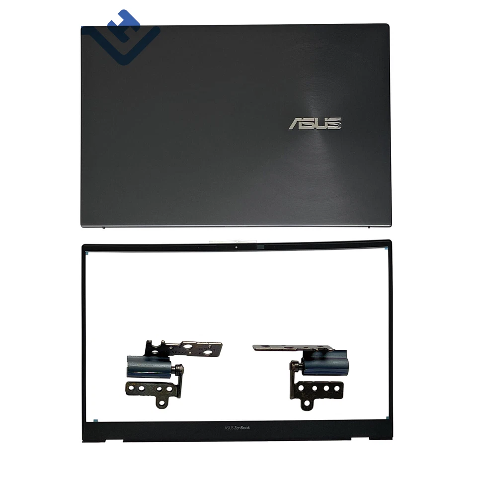 New LCD Back Cover Front Bezel Hinges For Asus Zenbook 14 Q408UG UX425U UX425E - Image 1 of 4