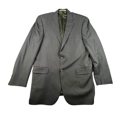 Blazer Burberry London Navy US 42L blu righe cappotto sportivo giacca Bond Street