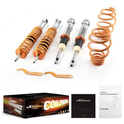 Combinés Filetés Suspension Kit for VW Polo 6N2 99-02 1.4 Petrol Amortisseurs - Immagine 1 di 4
