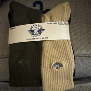 Dockers Calze Equipaggio Imbottite Confezione da 6 Taglia 6-12,5  - Foto 1 di 3