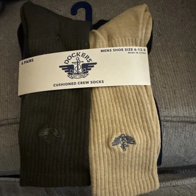 Paquete de 6 calcetines acolchados Dockers talla 6-12,5  Foto 1 de 3