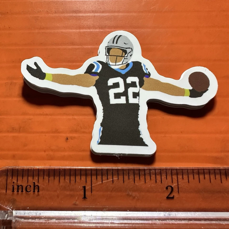 Christian McCaffrey Sticker NFL Carolina Panthers Football - Image 1 of 1