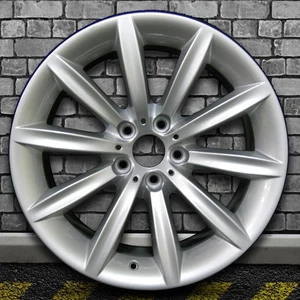 Bright Fine Metallic Silver OEM Factory Front Wheel for 2007-08 BMW 760i - 19x9 - Picture 1 of 3