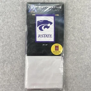 K State Kansas State Wildcats Hanging House Flag Size 28"×44" NEW - Picture 1 of 4
