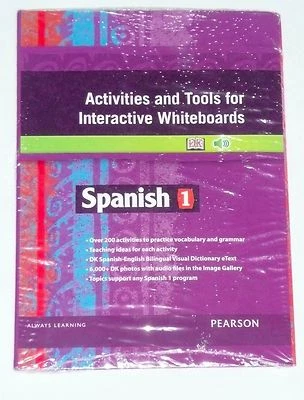 Spanish 1 Pearson Activities and Tools for Interactive Whiteboards - Image 1 of 2