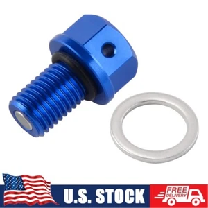 M10X1.25 Oil Drain Bolt Plug For Yamaha YZ125 125X YZ WR 250F 450F YZ 250 450 FX - Foto 1 di 5