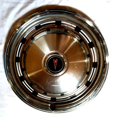 Tapacubos cromados Pontiac Bonneville 1973-1974 15" (14,5") de colección OEM Foto 1 de 4