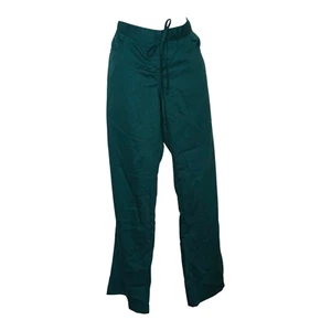 Grey's Anatomy 5 pockets drawstring hunter green women's scrub pants - Picture 1 of 9