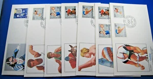 YUGOSLAVIA 1984  -  SCOTT #1677-1681  -  SET OF 7 OLYMPIC   FDC        (ggz41) - Picture 1 of 1