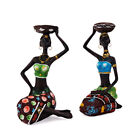 African Women Candle Holders Exquisite Table Candlestick for Living Room Bedroom