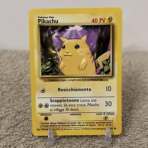 READ - Pokemon - Pikachu - Base set - 58/102 - French - Small Crease - Picture 1 of 7