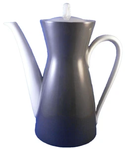 Rosenthal Porcelain Form 2000 Secunda Grey Coffee Pot Porzellan Kanne German - Picture 1 of 13