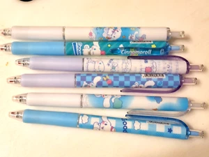 Sanrio Hello Kitty - Cinnamoroll Gel Pen x 6pc - gift, kids, school, stationery - Picture 1 of 2