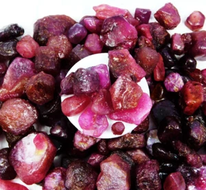 1000 Ct. Natural Earth Mind Red Ruby Rough South Africa 100% Loose Gems Lot - Picture 1 of 5