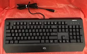 Alpha Gaming VIPER Fully Mechanical Gaming Keyboard Model 7063 Used - Picture 1 of 3