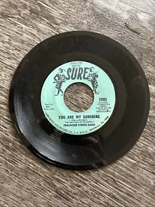 Super Rare Vintage Sure Music 45 Record Fralinger String Band Philadelphia - Picture 1 of 4