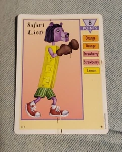 JUEGO DE CARTAS COLECCIONABLES PEZ CANDY DE COLECCIÓN 2000 JUEGO DE SAFARI LEÓN DE EE. UU. - Imagen 1 de 2