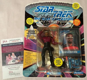 Levar Burton Signed Star Trek The Next Generation Playmates Figure with JSA COA - Picture 1 of 9