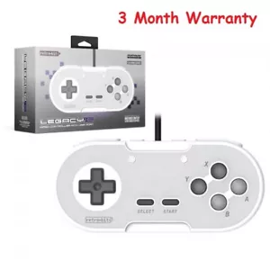 Retro-Bit Legacy 16 Wired USB Controller for Switch, PC, MacOS, RetroPie Gray - Picture 1 of 5