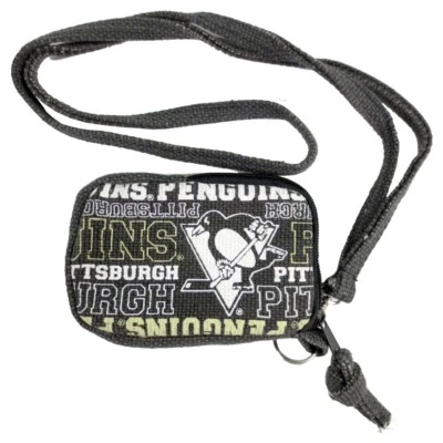Pittsburgh Penguins NHL Wordmark Canvas ID Case - Image 1 of 2