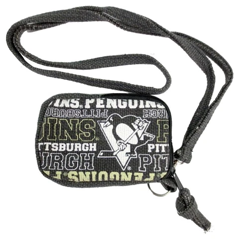 Pittsburgh Penguins NHL Wordmark Canvas ID Case Cover