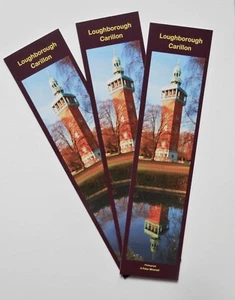 Three (3) Loughborough Carillon Tower Bookmarks. Ideal Souvenir or Gift - Picture 1 of 6