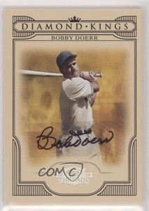 2008 Donruss Threads Diamond Kings Signatures /250 Bobby Doerr #DK-29 Auto HOF