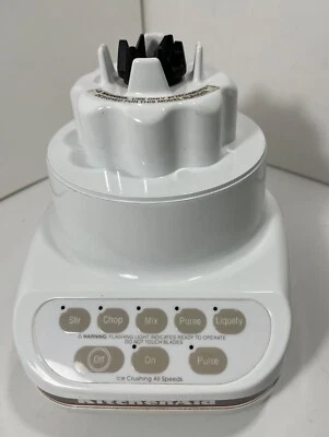 KitchenAid Blender KSB5WH White Replacement Blender BASE ONLY - WORKS- READ - Image 1 of 4