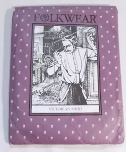 Folkwear Victorian Shirt Pattern 202 Overshirt Tunic XS S M L XL CUT Complete - Picture 1 of 6