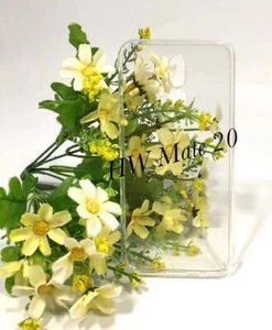 Crystal Clear TPU Gel Jelly Case Cover For Huawei Mate 20 Free Screen Guard - Picture 1 of 1