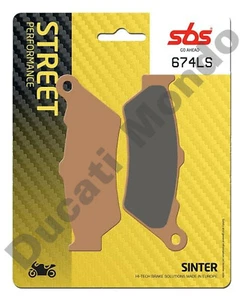 Pastillas de freno traseras SBS para Ducati Diavel 11-18 XDiavel 16-18 Moto Guzzi California - Imagen 1 de 3