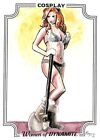 Cosplay Woman of Dynamite Trading Cards Sketch Card By April Reyna v