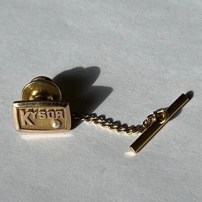 Kysor Industrial Corporation TERRYBERRY 1/10 10K Gold Filled Tie Tack Pin VHTF - Image 1 of 4