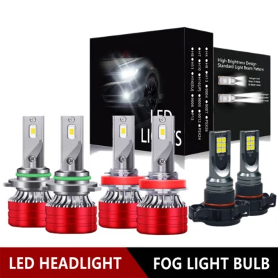 Faros LED 6x + faros antiniebla para GMC Yukon Denali Sport Utility 2015-2020 Foto 1 de 4