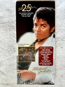 MICHAEL JACKSON SEALED THRILLER ZOMBIE LONGBOX CD DVD LIMITED 25TH YEAR BEAT IT! - Picture 1 of 9