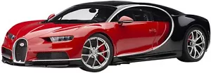 AUTOart 1/12 BUGATTI CHIRON 2017 Red Black 12113 From Japan New - Picture 1 of 10