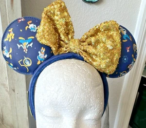!New Walt Disney World 50th Anniversary Minnie Mouse Ears Headband by Loungefly - Picture 1 of 4